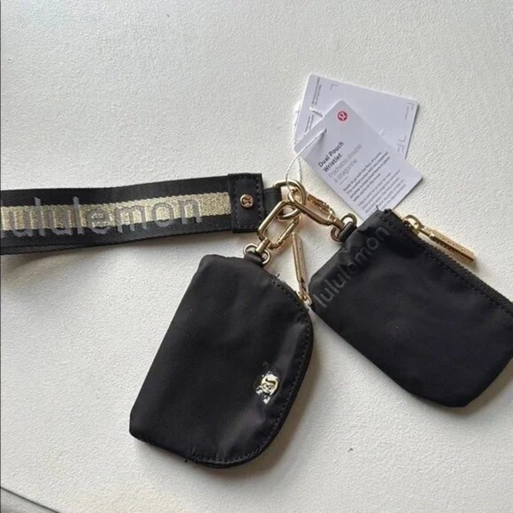 Lululemon Dual Pouch Vapor Black/Gold - Picture 4 of 4